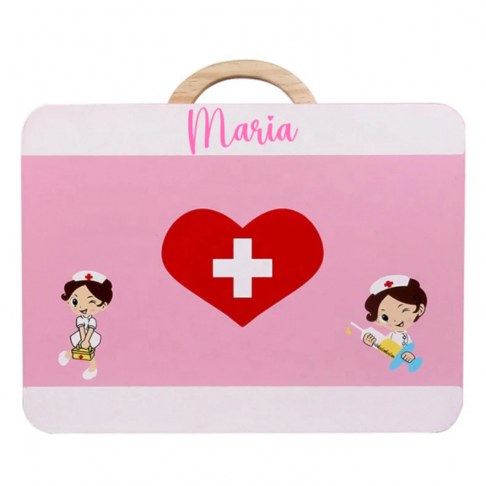 Trusa doctor lemn cu 16 accesorii [2]