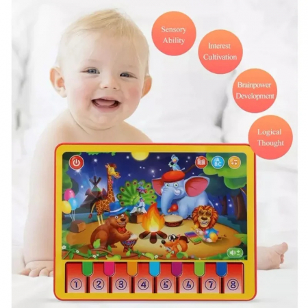 Jucarii copii - Tableta Interactiva cu Lumini si Sunete