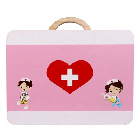 Trusa doctor lemn cu 16 accesorii [4]