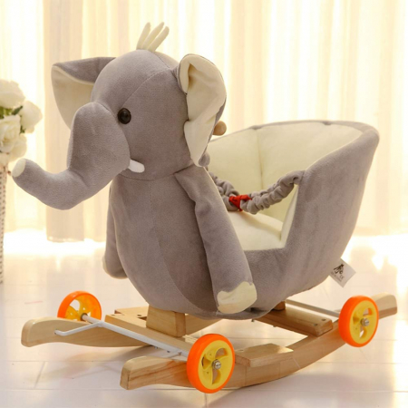Balansoare - Balansoar muzical Elefant Gri