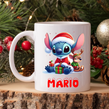 Cani personalizate - Cana Stitch personalizata cu nume