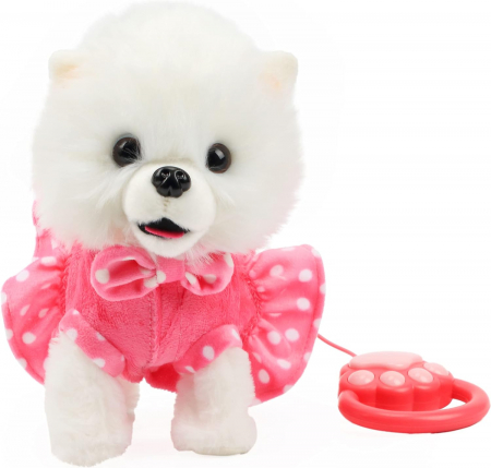 Catel interactiv cu lesa, alb [2]