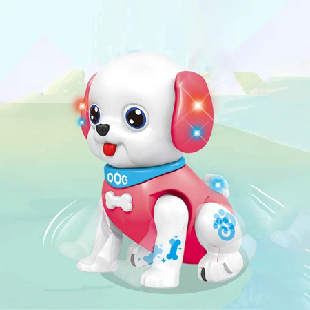 Catelus interactiv pentru copii cu lumini si sunete [1]