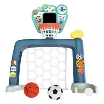 Centru Sportiv Interactiv 3 în 1 pentru Copii – Baschet, Fotbal, Golf și Sunete Educative [5]