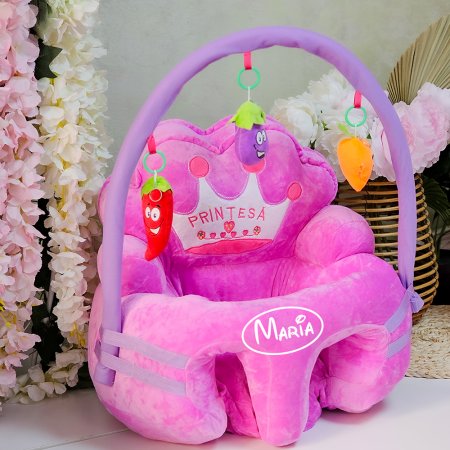 Fotolii bebe - Fotoliu bebe Printesa Mov