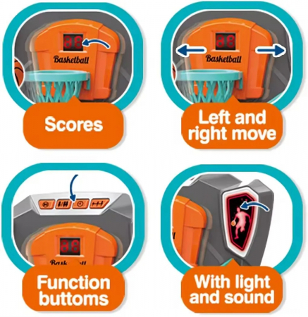 Joc Mini Baschet Electronic pentru Copii [2]