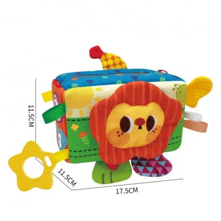 Jucarie Interactiva pentru Bebelusi - Cutie de Servetele [6]