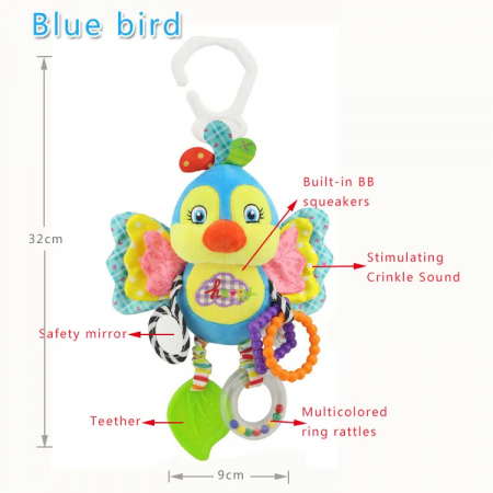 Jucarie Papagal  Multicolor pentru Bebelusi [1]