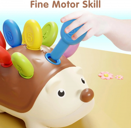 Jucarie pentru Dezvoltare Motorie si Cognitiva - Arici Educativ Interactiv [3]