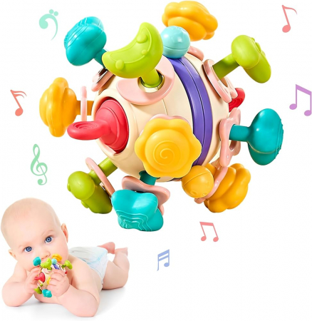 Oferta zilei! - Jucarie Sensoriala Space Teether Ball