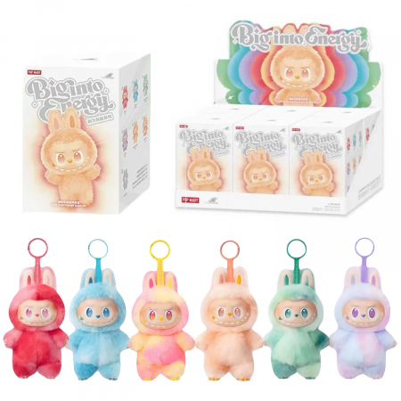 Varsta - Labubu Big Into Energy – figurine de colectie plusate cu breloc, surpriza in blind box