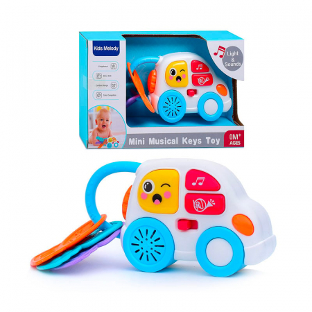 Zornaitoare si dentitie - Masinuta Interactiva cu Chei Muzicale pentru Bebe Kids Melody