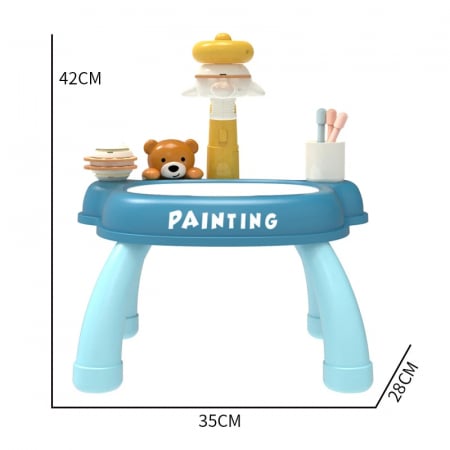 Masuta interactiva cu proiector – Set creativ de desen pentru copii [4]