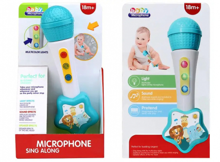 Microfon interactiv pentru copii cu lumini si sunete Stea [3]