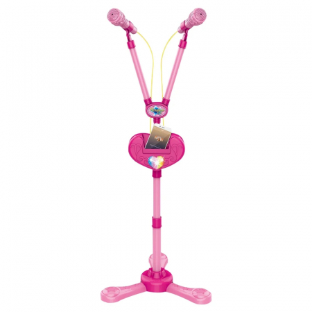 Microfon Karaoke pentru Copii - Microfon Dublu si Conexiune Telefon [3]