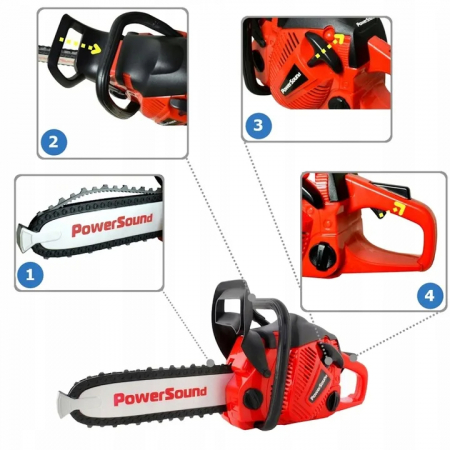 Motoferastrau de Jucarie PowerSound cu Sunete Realiste si Elemente Interactive [2]