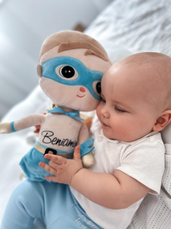 Papusa baietel Erou personalizata cu nume [0]