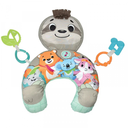 Jucarii educative si creative - Perna Tummy Time cu jucarii atasate