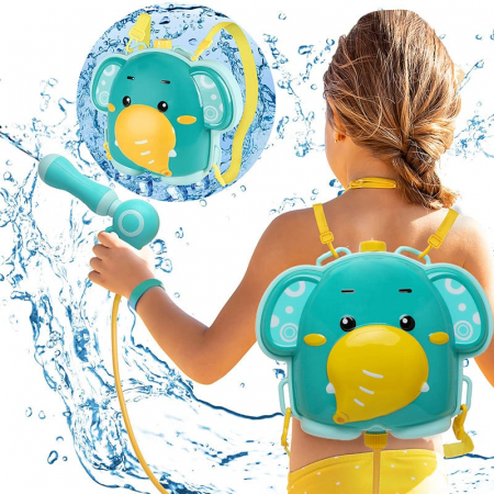 Colace, piscine si accesorii - Pistol de Apa Elefant cu Rezervor Ghiozdanel