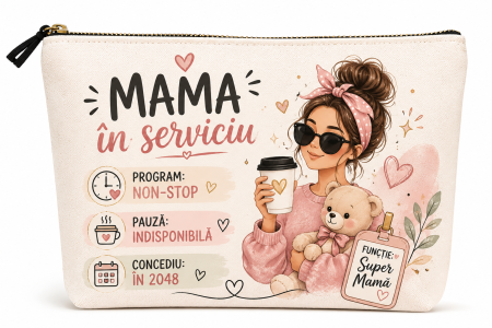 Portfard Personalizat "Mama in Serviciu"