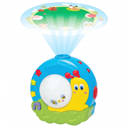 Articole Copii si Bebelusi - Proiector muzical pentru bebelusi -Melcul Magic