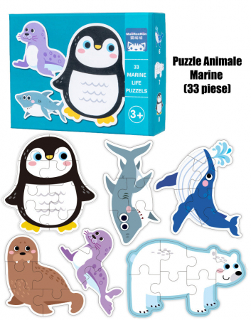 Puzzle Animale Marine - 33 de Piese Mari [3]