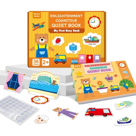 Puzzle - Quiet Book Interactiv – Prima mea carte educativa pentru copii
