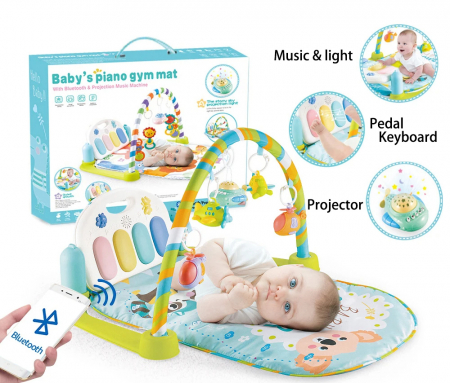 Salteluta bebe Pian, cu proiector si telecomanda [1]