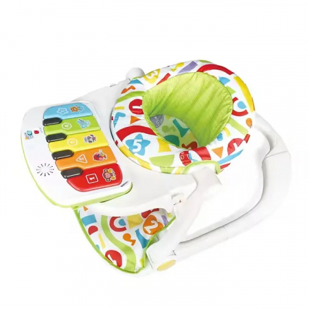 Accesorii - Scaun de activitati 3 in 1 pentru bebelusi cu pian muzical si lumini