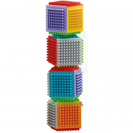 Set 32 cuburi senzoriale din silicon pentru bebelusi [4]