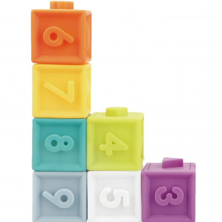 Set 32 cuburi senzoriale din silicon pentru bebelusi [5]