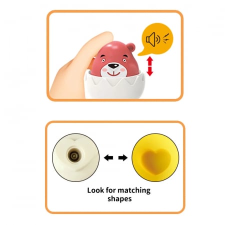 Set 6 Oua Educative pentru Bebelusi - Jucarii Interactive cu Animale [2]