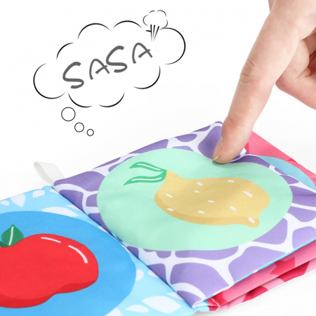 Set Carti Educative din Material Textil pentru Dezvoltarea Simturilor [4]