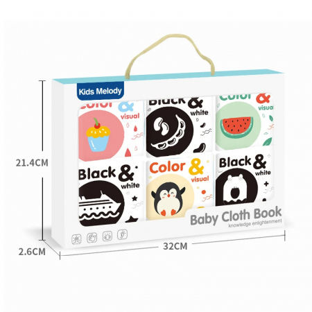 Set Carti Educative din Material Textil pentru Dezvoltarea Simturilor [2]