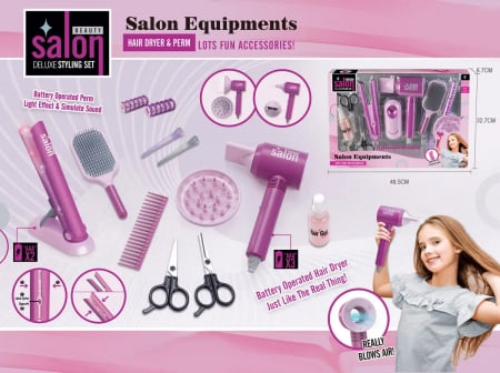 Jucarii copii - Set Coafor Deluxe pentru Copii