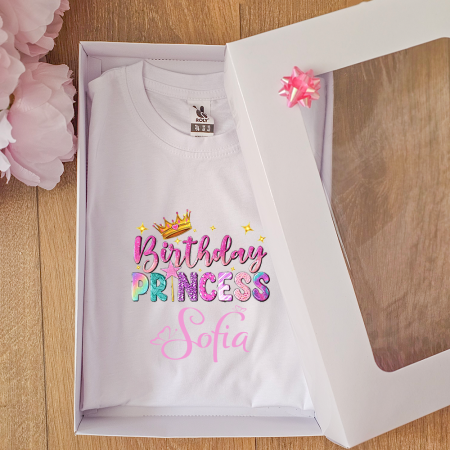 Tricou Birthday Princess  personalizat  cu nume [2]