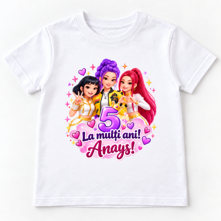 Produse personalizate - Tricou aniversar personalizat cu numele copilului si cifra dorita – HUNTRIX