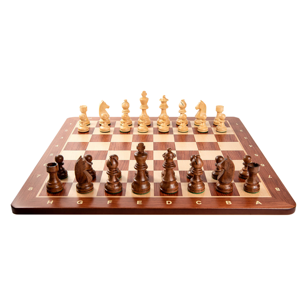German Staunton 5 Sakk készlet Padauk táblával [1]