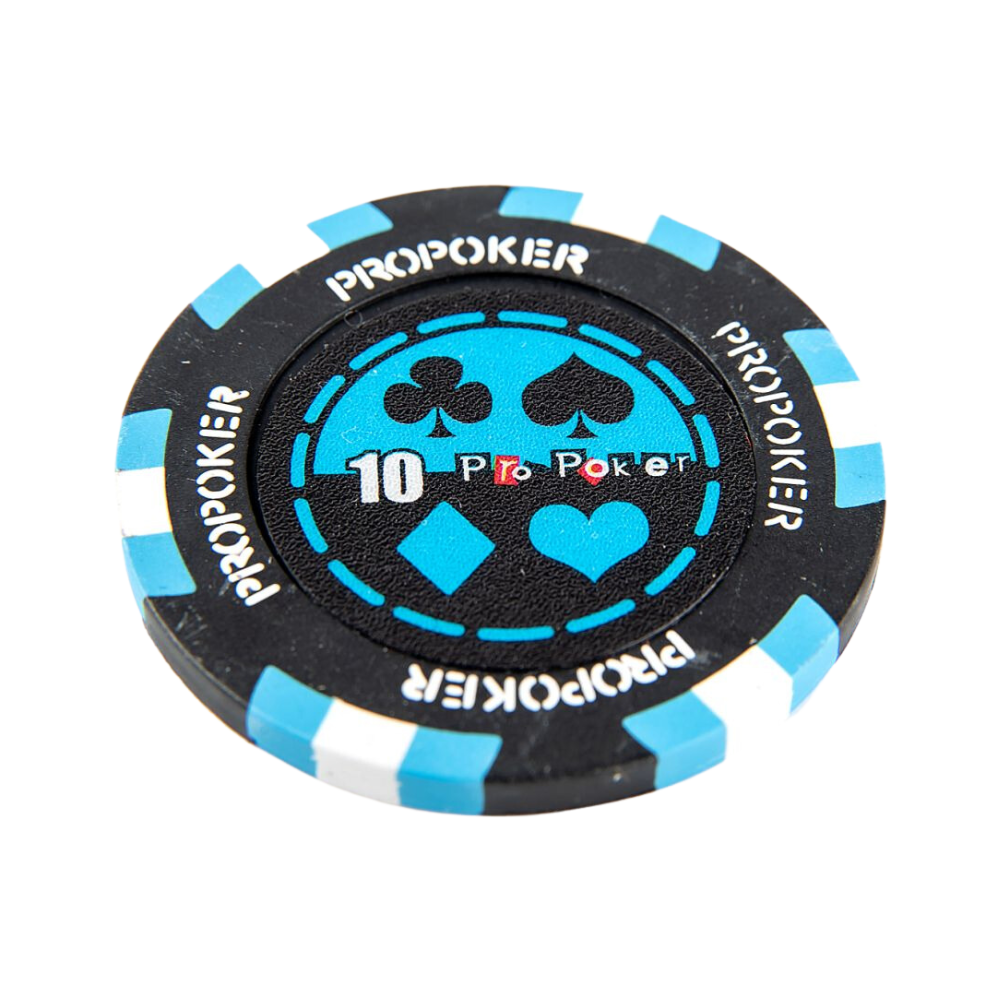 Pro Poker zseton - Clay - 14g - Kék (10) [1]