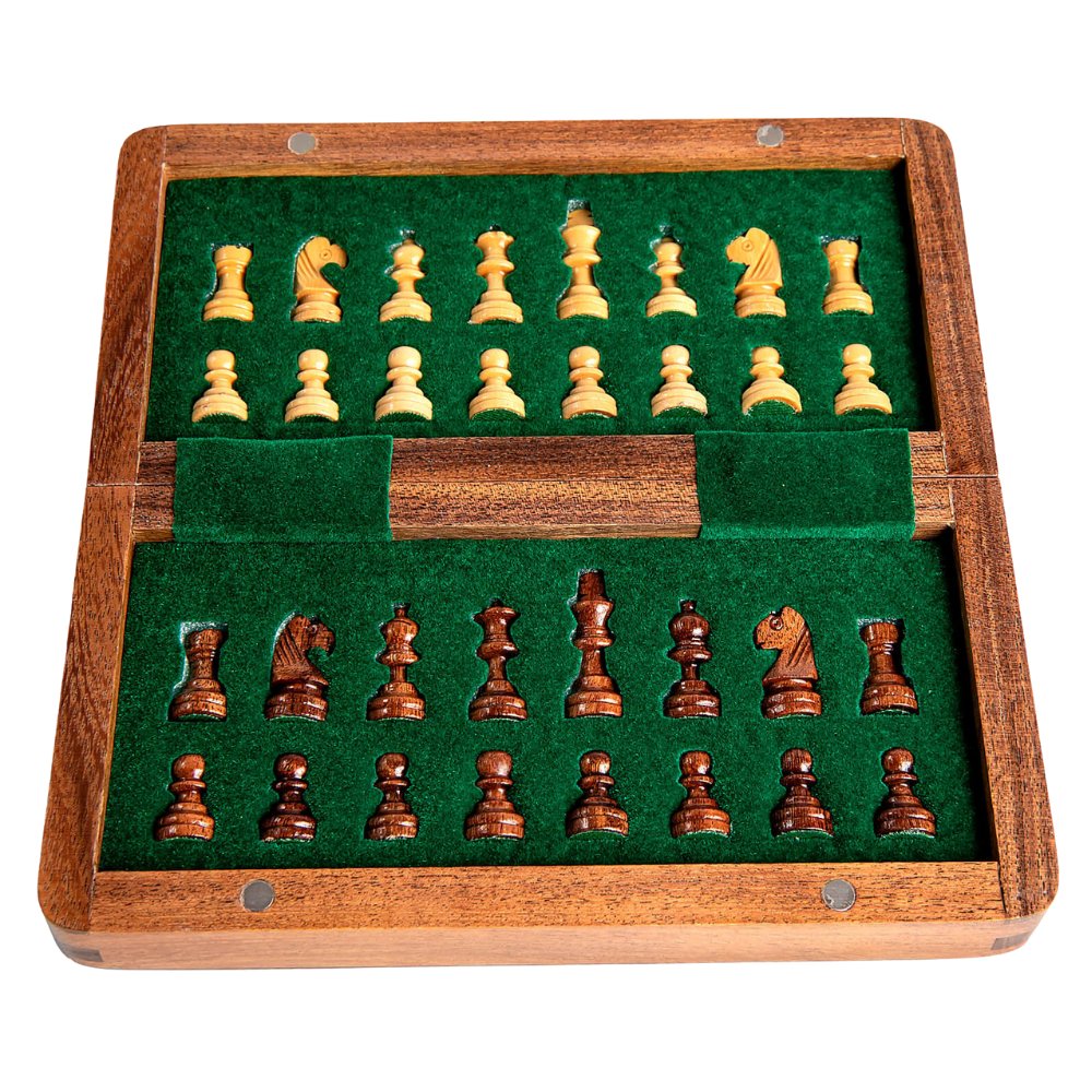 Mágneses FA sakk készlet kh31 mm, 19x19 cm [2]