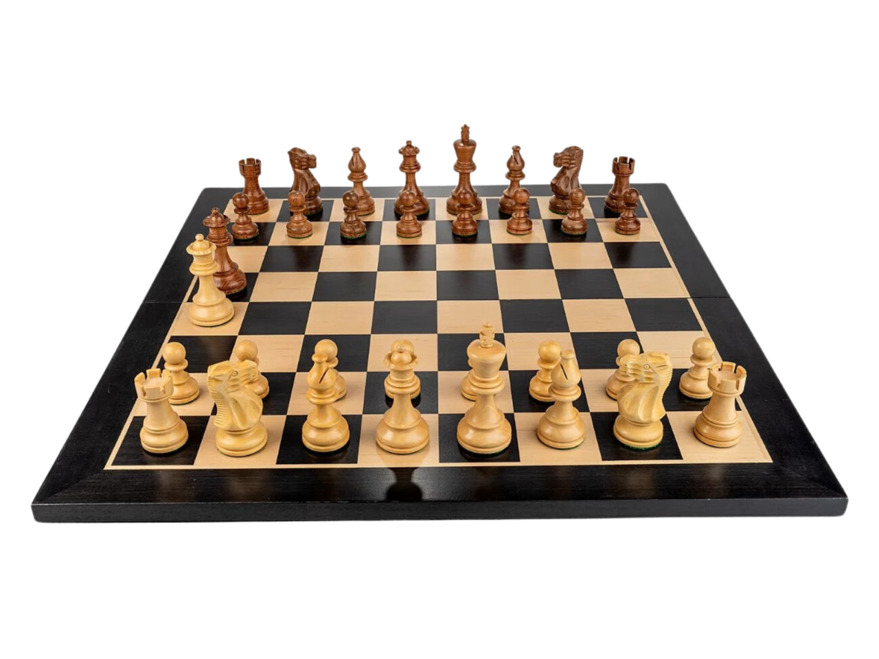 American classic sakkfigurák fekete juharfa táblával-54x54-cm-fn [1]