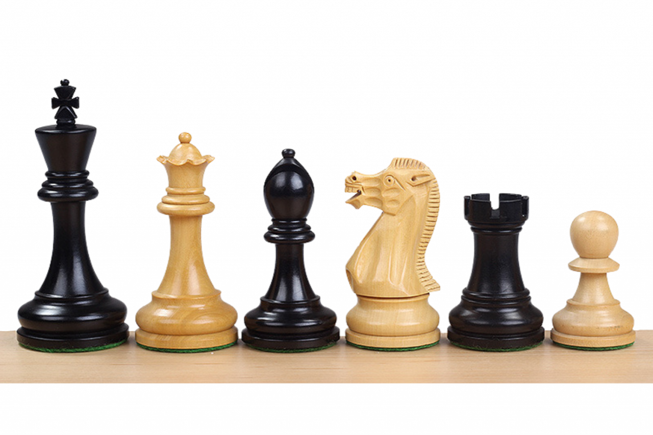 Staunton 6 - New Executive EQ Black fa sakkfigurák [1]