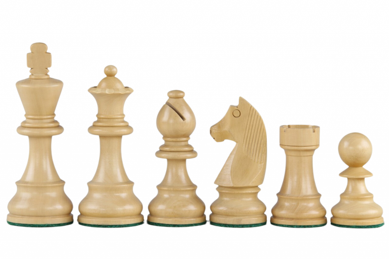 Staunton 4 Fa sakkfigurák, EQ, Black [1]