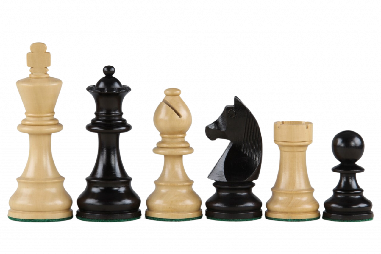 Staunton 4 Fa sakkfigurák, EQ, Black [2]
