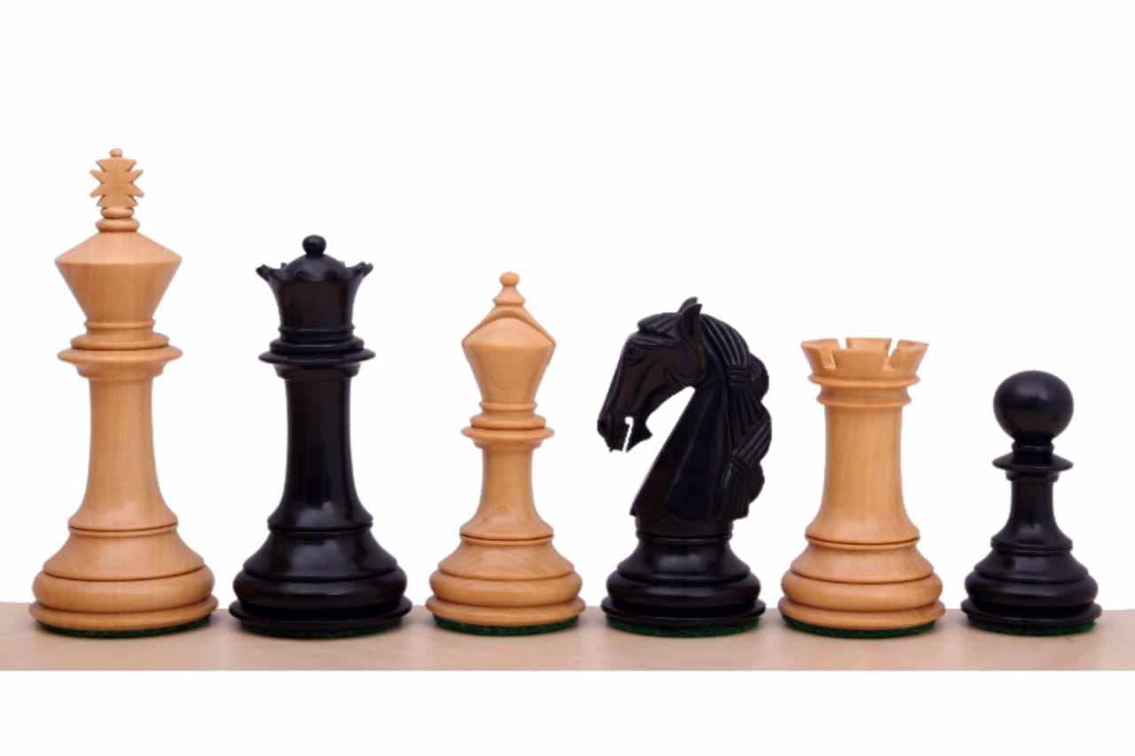Fa Staunton 6 sakkfigurák - COLUMBIA ebonized [1]