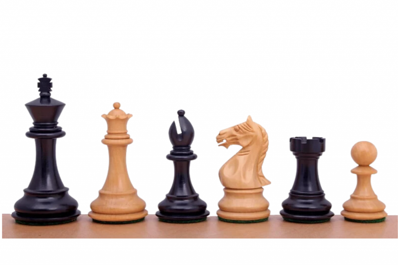 Fa Staunton 6 sakkfigurák Supreme Ebonised [1]