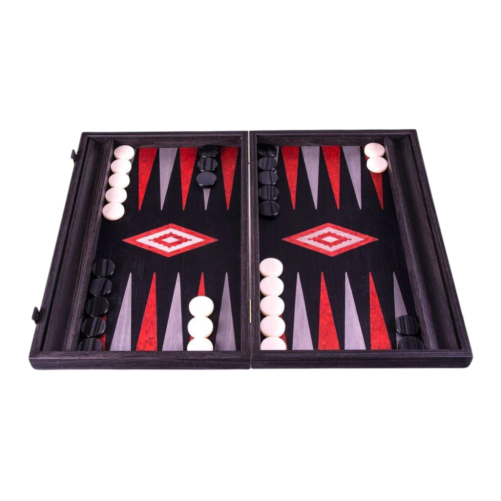 Manopoulos Backgammon,- ostáblajáték tölgyfából, 48 x 60 cm [1]