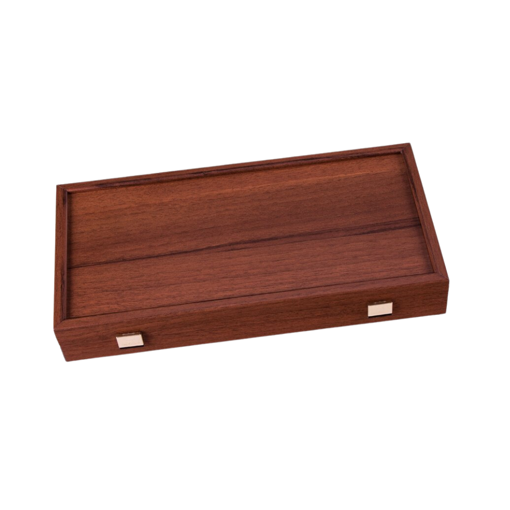 Manopoulos Backgammon,- ostáblajáték dió- és tölgyfából, 48 x 50 cm [2]