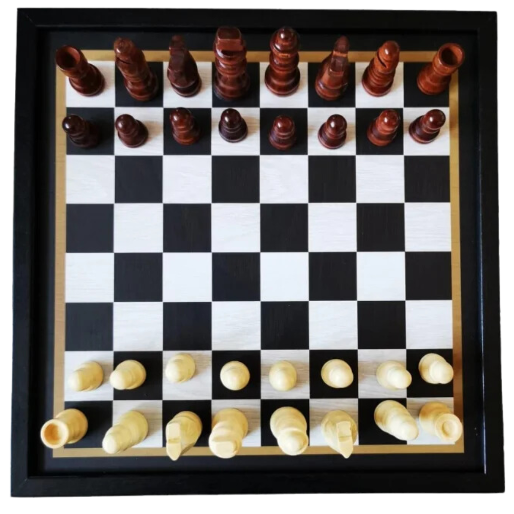 Manopoulos Backgammon,- ostáblajáték és sakkkészlet, 27 x 27 cm [2]