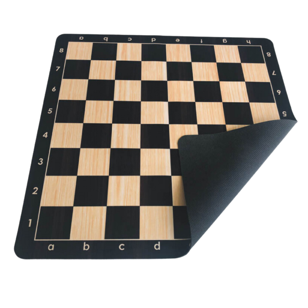 Műanyag gyűrhetetlen sakktábla (Mousepad) Fa utánzat [2]